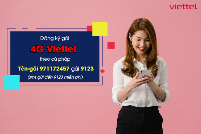 Cu phap dang ky goi cuoc 4G Viettel đăng ký gói 4G Viettel