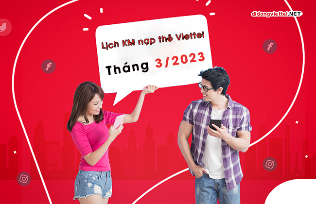 khuyen mai nap the viettel thang 3 2023