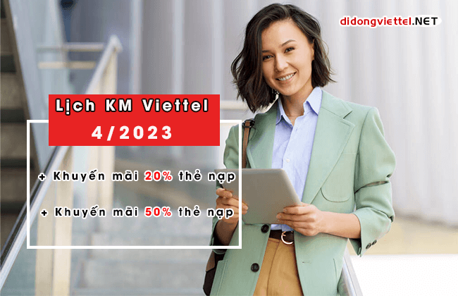 khuyen mai viettel thang 4 2023